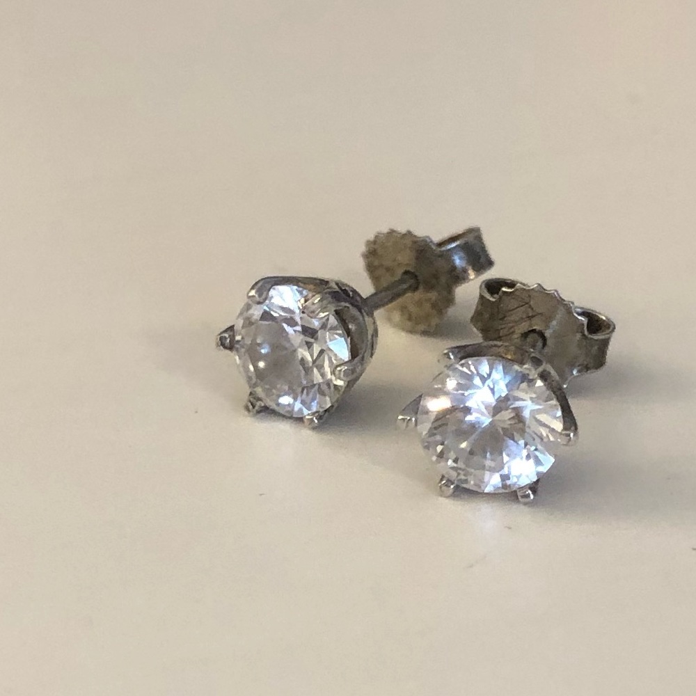 Sterling Silver Swarovski Zirconia Studs